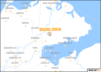 map of Agua Limpia