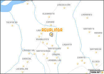 map of Agua Linda