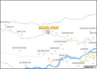 map of Agua Linda