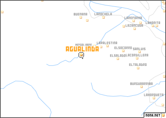 map of Agua Linda