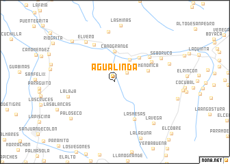 map of Agua Linda