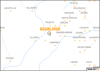 map of Agualinda