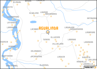 map of Agualinda