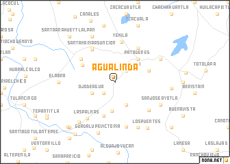 map of Agua Linda