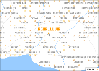 map of Agua Lluvia