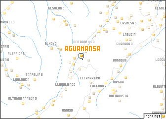 map of Agua Mansa