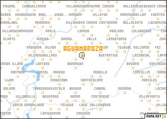 map of Aguamaroza