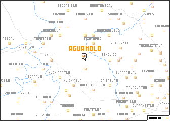 map of Aguamolo