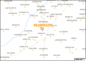 map of Agua Negra