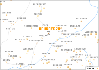 map of Agua Negra