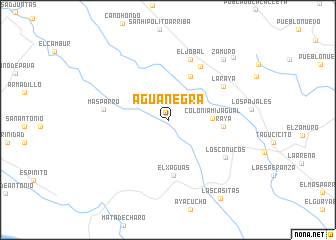 map of Agua Negra