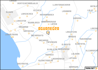 map of Agua Negra