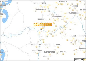 map of Aguanegro