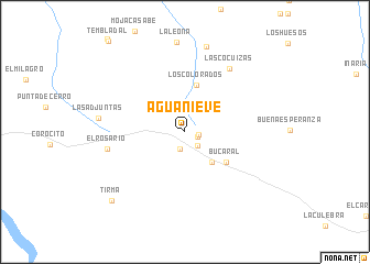 map of Agua Nieve