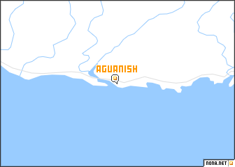 map of Aguanish
