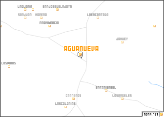 map of Agua Nueva