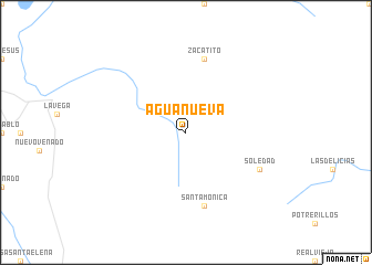 map of Agua Nueva