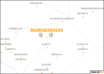 map of Agua Nueva