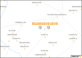 map of Agua Nueva