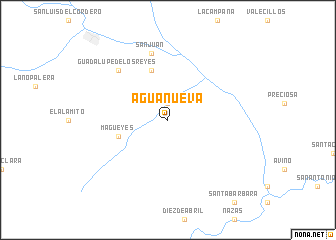 map of Agua Nueva