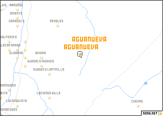 map of Agua Nueva