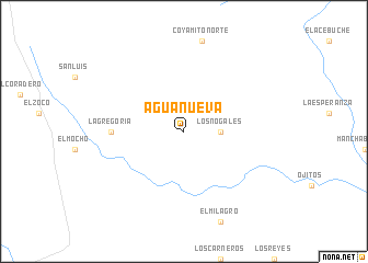 map of Agua Nueva