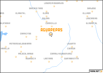 map of Aguapepas