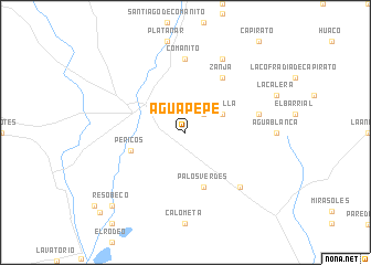 map of Aguapepe