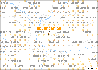 map of Agua Podrida