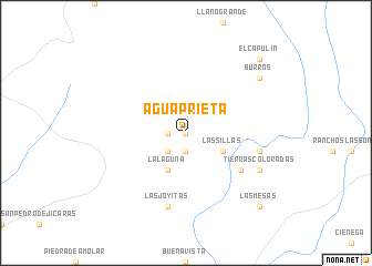 map of Agua Prieta