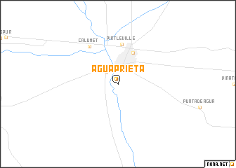 map of Agua Prieta