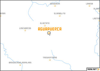 map of Agua Puerca