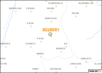 map of Aguaray