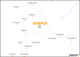 map of Agua Rica