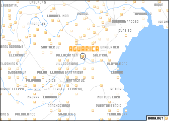 map of Agua Rica