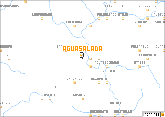 map of Agua Salada