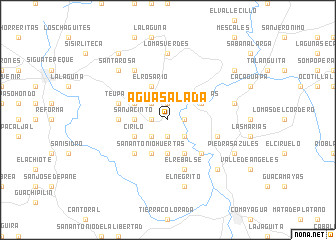 map of Agua Salada