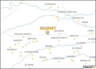 map of Aguasay