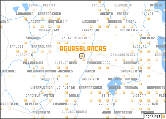 map of Aguas Blancas