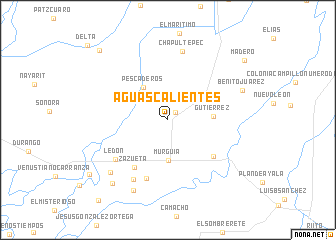 map of Aguascalientes