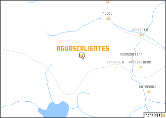 map of Aguas Calientes