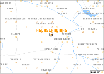 map of Aguas Cándidas