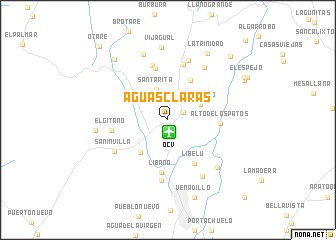 map of Aguasclaras