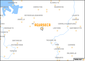 map of Agua Seca