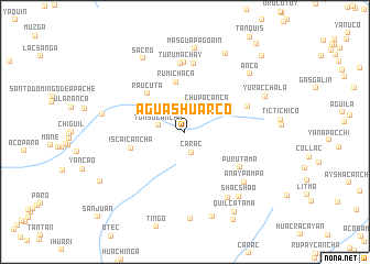 map of Aguashuarco