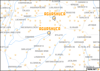 map of Agua Shuca