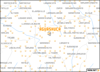 map of Agua Shuca