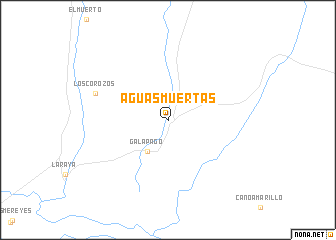 map of Aguas Muertas