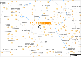 map of Aguas Nuevas