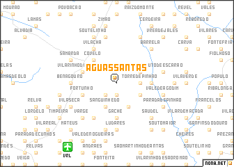 map of Águas Santas